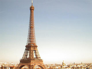 Eiffel tower webcam view
